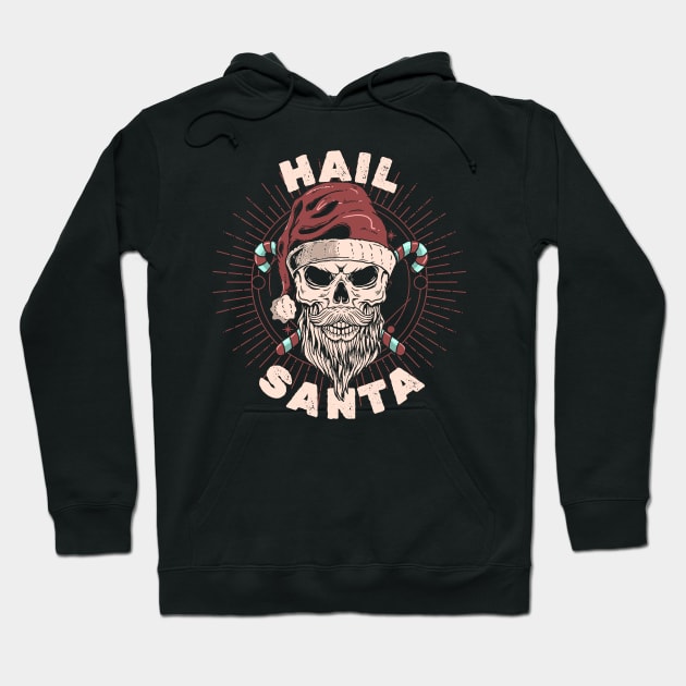 hail santa Hoodie by PRESENTA